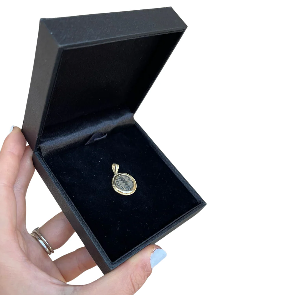 14K Gold Pruta Coin (Roman Procurators Coin) Pendant - Image 6