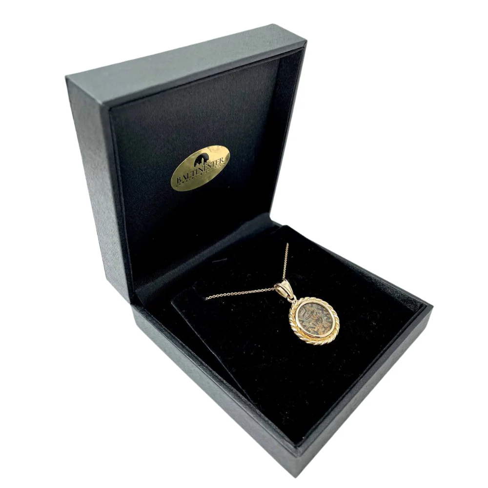 Israel Ancient Masada Coin 14k Gold Medallion Pendant - Image 5