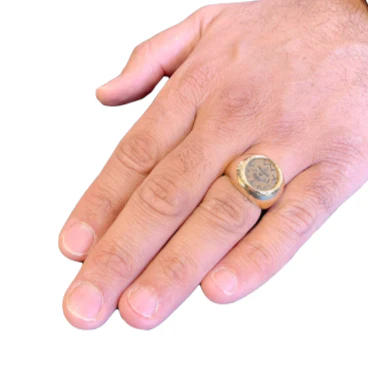 Ancient Masada Coin Ring in 14k Gold - Image 4
