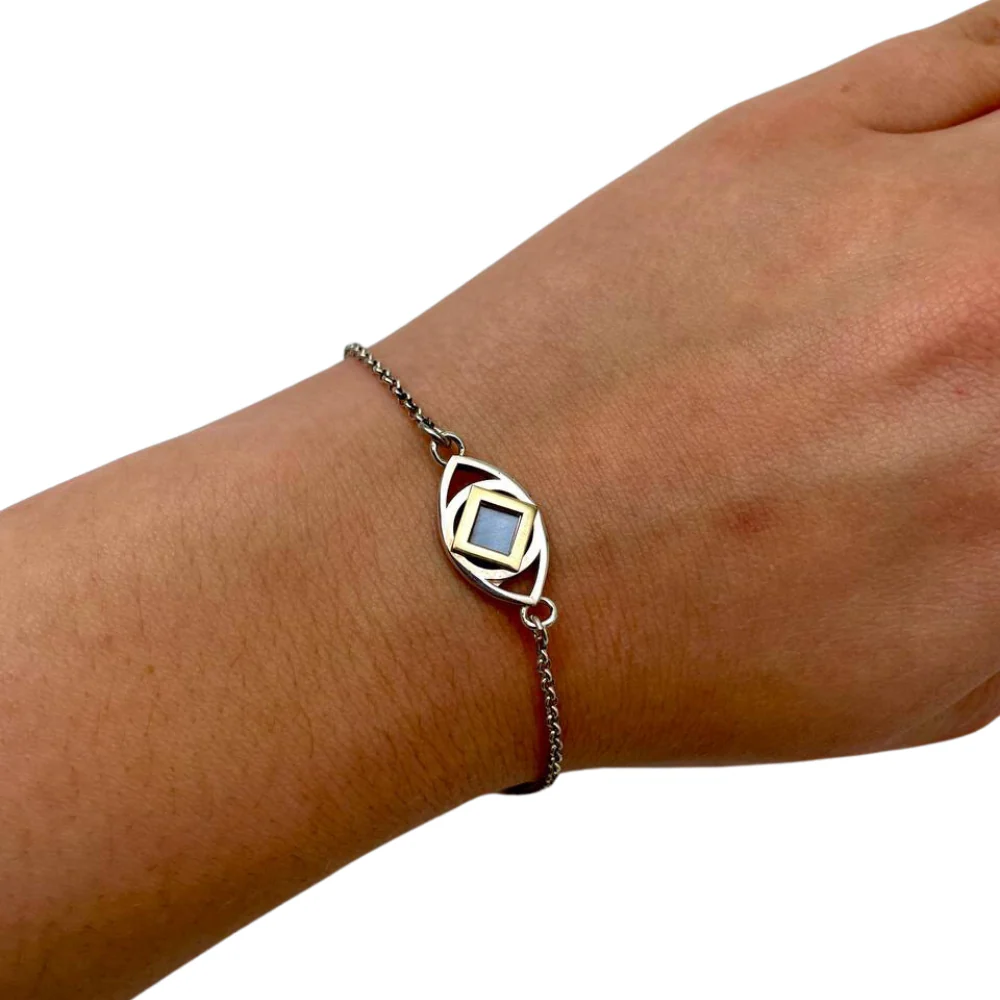 Evil Eye Bracelet with Nano Bible - Image 2