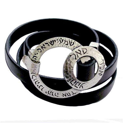 Kabbalah Bracelet - Silver Shema Israel Protection