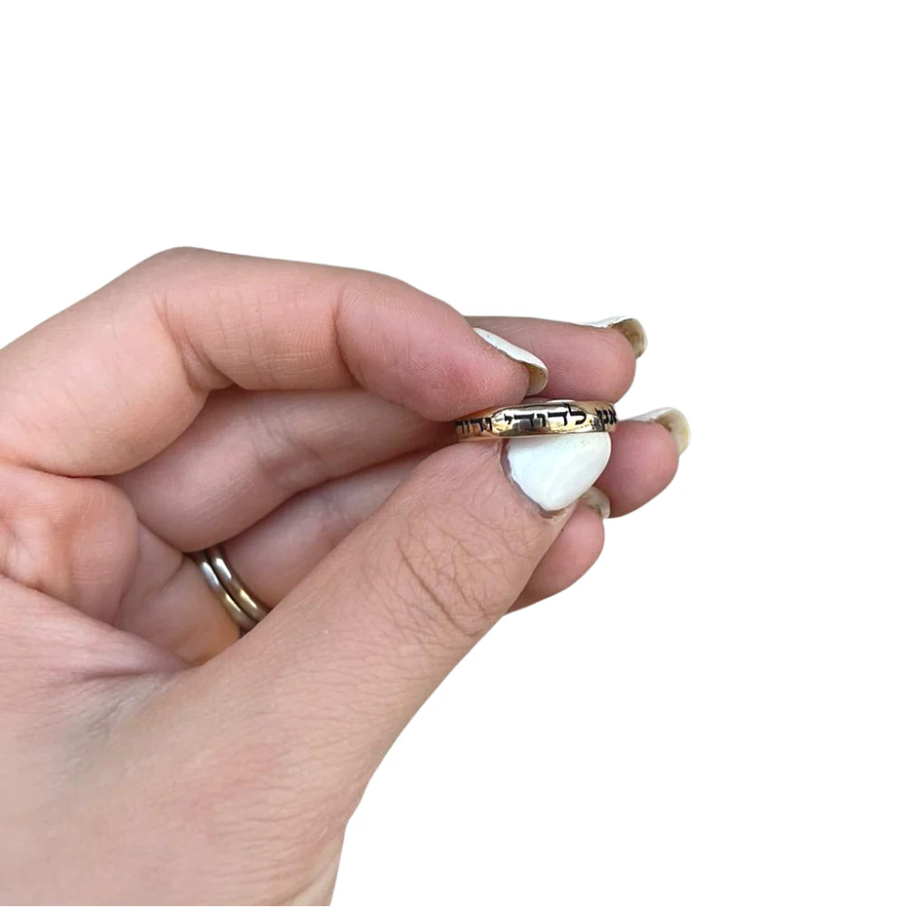 14k Gold Ani Ledodi Wedding Band - Image 5