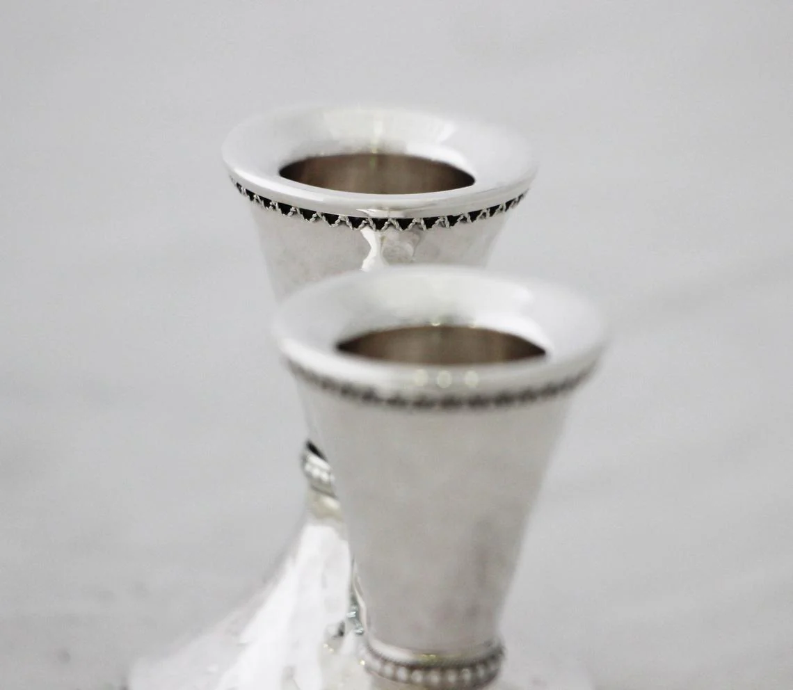 Irit Sterling Silver Mini Candlesticks - Image 4
