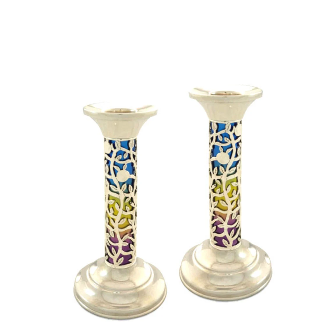 Tova Small Colorful Enamelled Candlesticks - Image 7