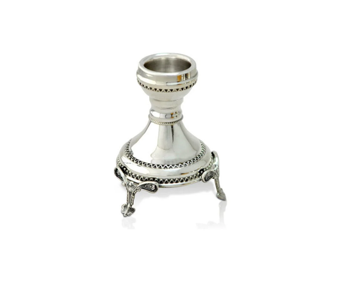 Sterling Silver Candlesticks with Custom Legs - Image 3