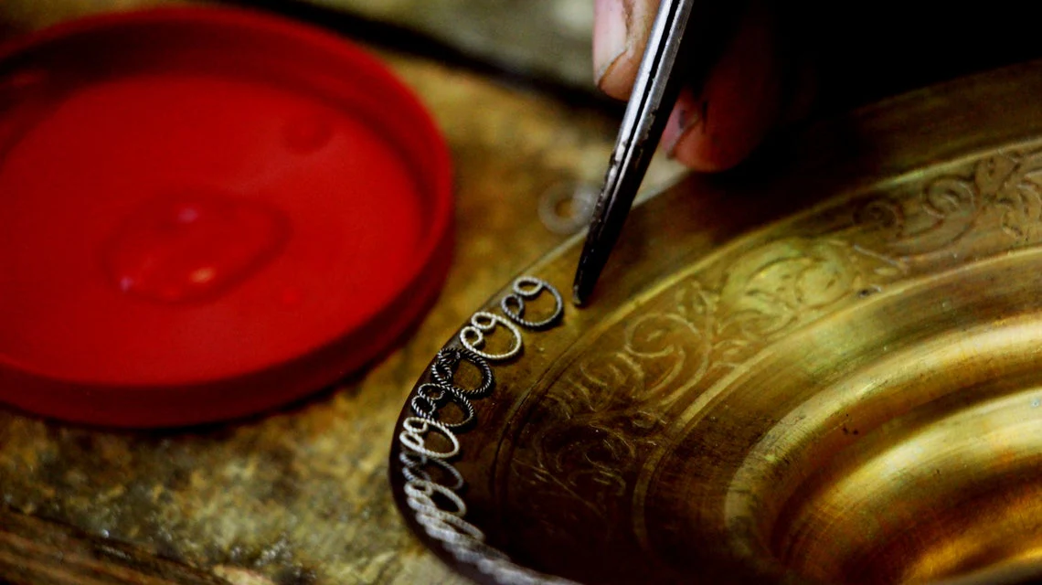 Kiddush Cup - Luria Filigree Embellished Silver - Image 4