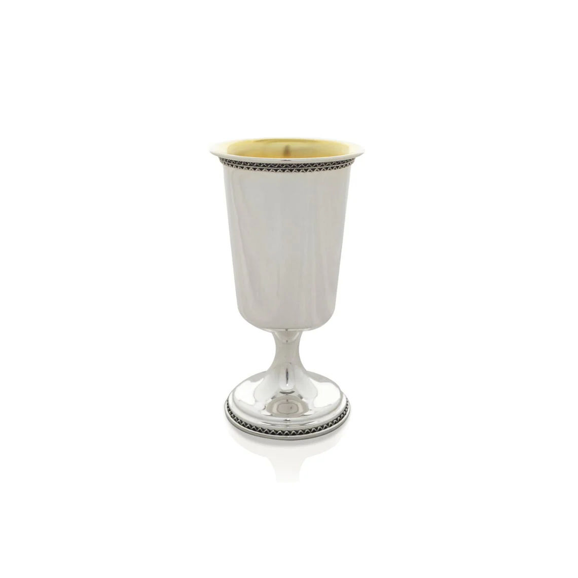 Zevulen Polished Sterling Silver Kiddush Cup - Image 3