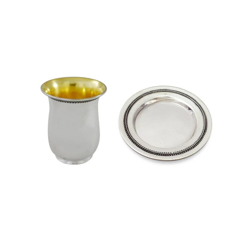 Avraham Sterling Silver Kiddush Cup - Image 4