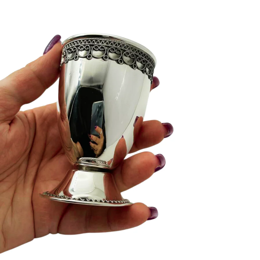 Kiddush Cup - Barak Small Sterling Silver - Image 5