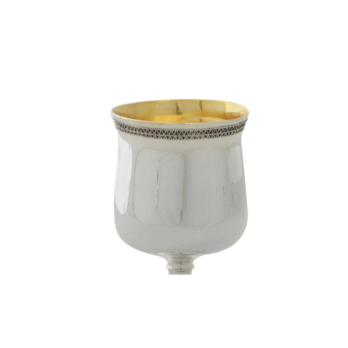Elad Polished Sterling Silver Kiddush Cup - Image 2