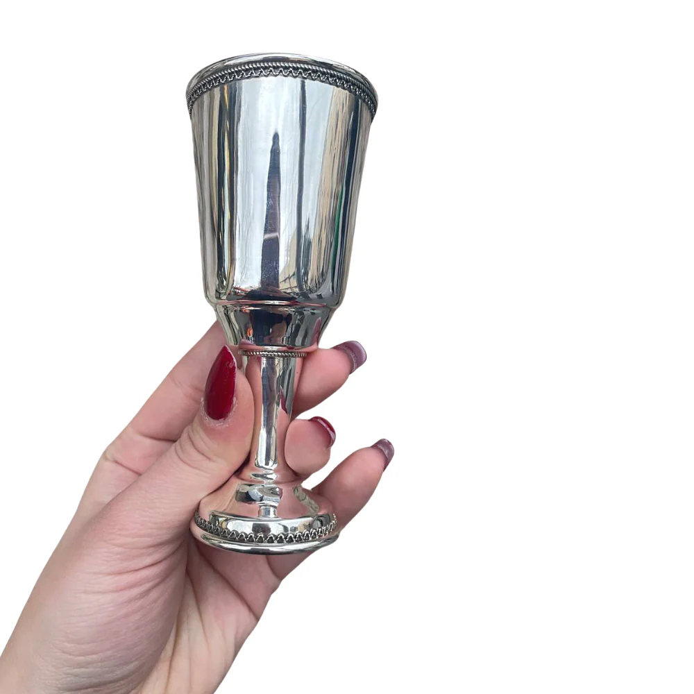 Kiddush Cup - Neftali Classic Silver - Image 5