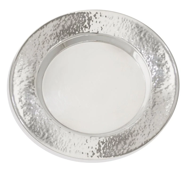 Gideon Hammered Enamel Silver Kiddush Cup - Image 4