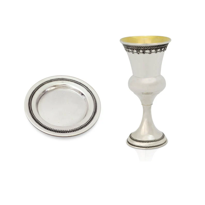 Keren Embellished Kiddush Cup - Image 3