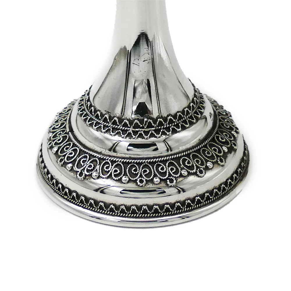 Silver Filigree Kiddush Cup - Elegant Sterling - Image 3