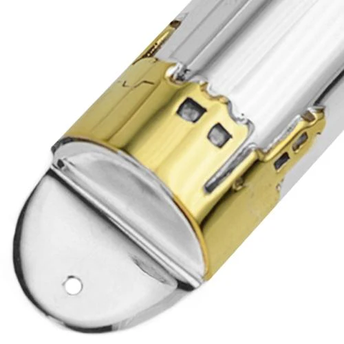 Silver and Brass Jerusalem Mezuzah Case - Image 2