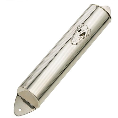 Sterling Silver Domed Classic Mezuzah Case
