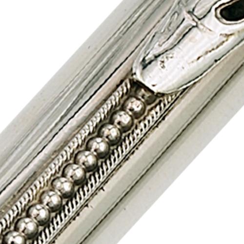 Sterling Silver Dotted Mezuzah Case - Image 3