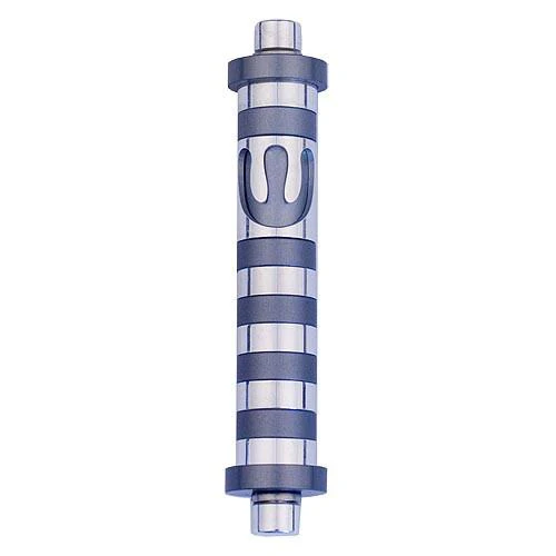 Aluminum Striped Mezuzah (Small) - Image 3