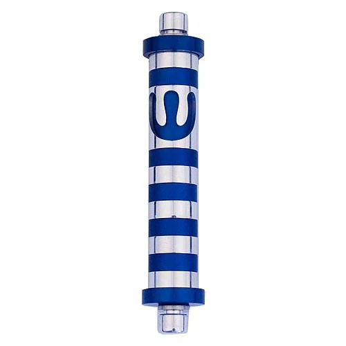 Aluminum Striped Mezuzah (Small) - Image 4