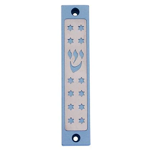 Twelve Tribes Stars Mezuzah