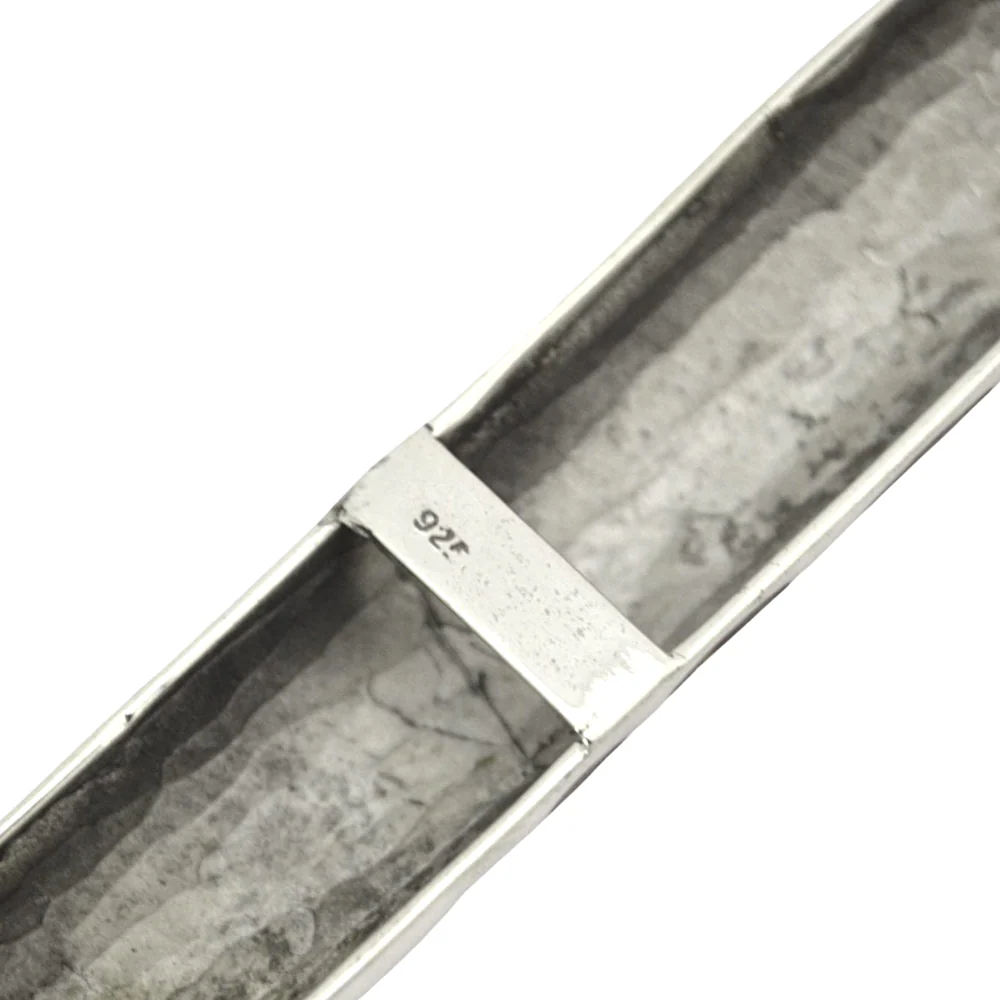 Mezuzah Case in Sterling Silver with Enamel Detailing - Image 5