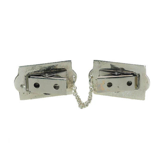 Colored Enamel Jerusalem Silver Tallis Clips - Image 3