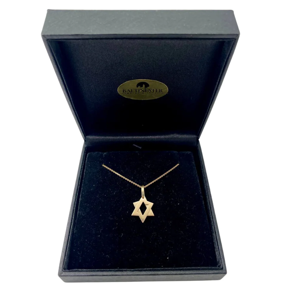 Star of David Moveable Pendant in 14K Gold - Small - Image 4