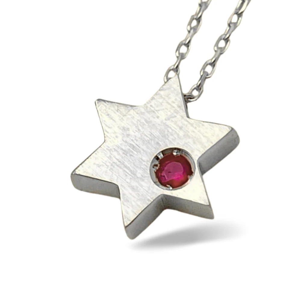 Birthstone Star of David Pendant in 14K Gold - Protection and Luck - Image 8