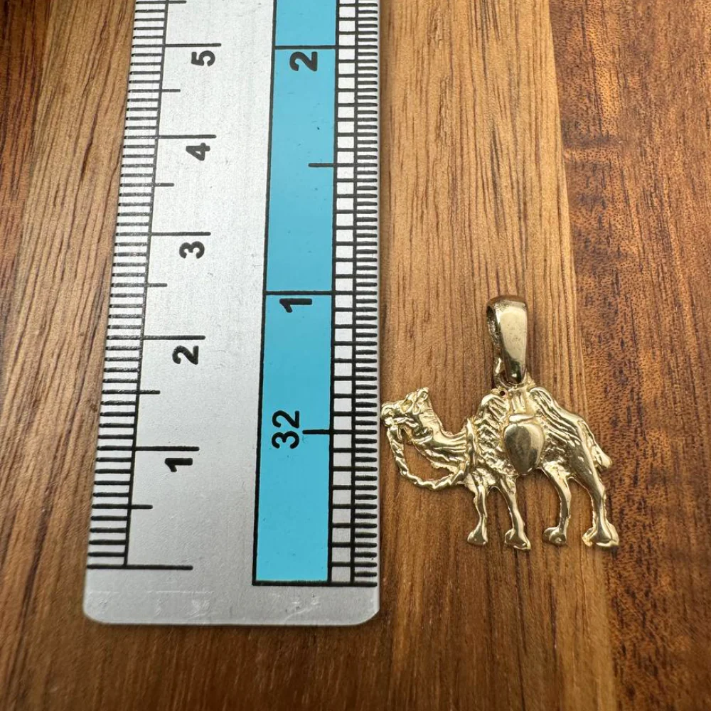 Camel Pendant in 14k Gold - Image 5