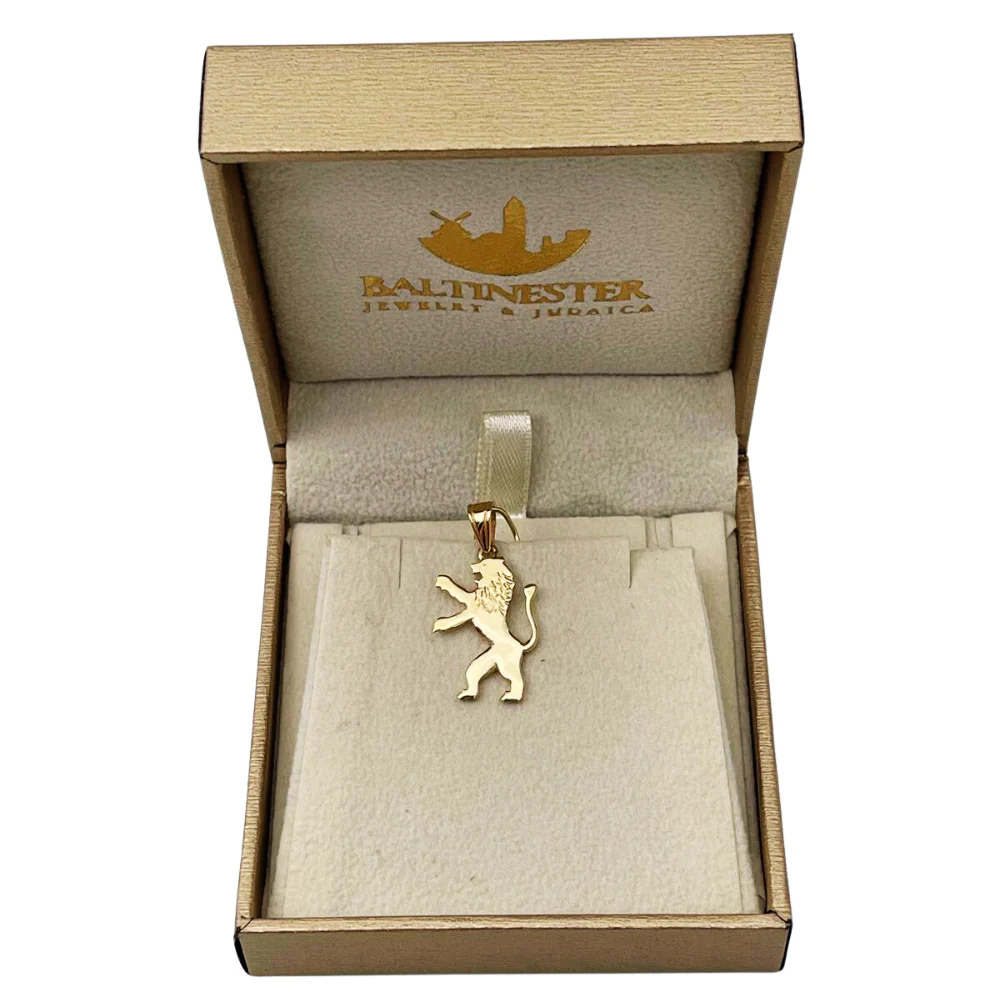 Lion of Judah 14k Gold Pendant - Small - Image 5