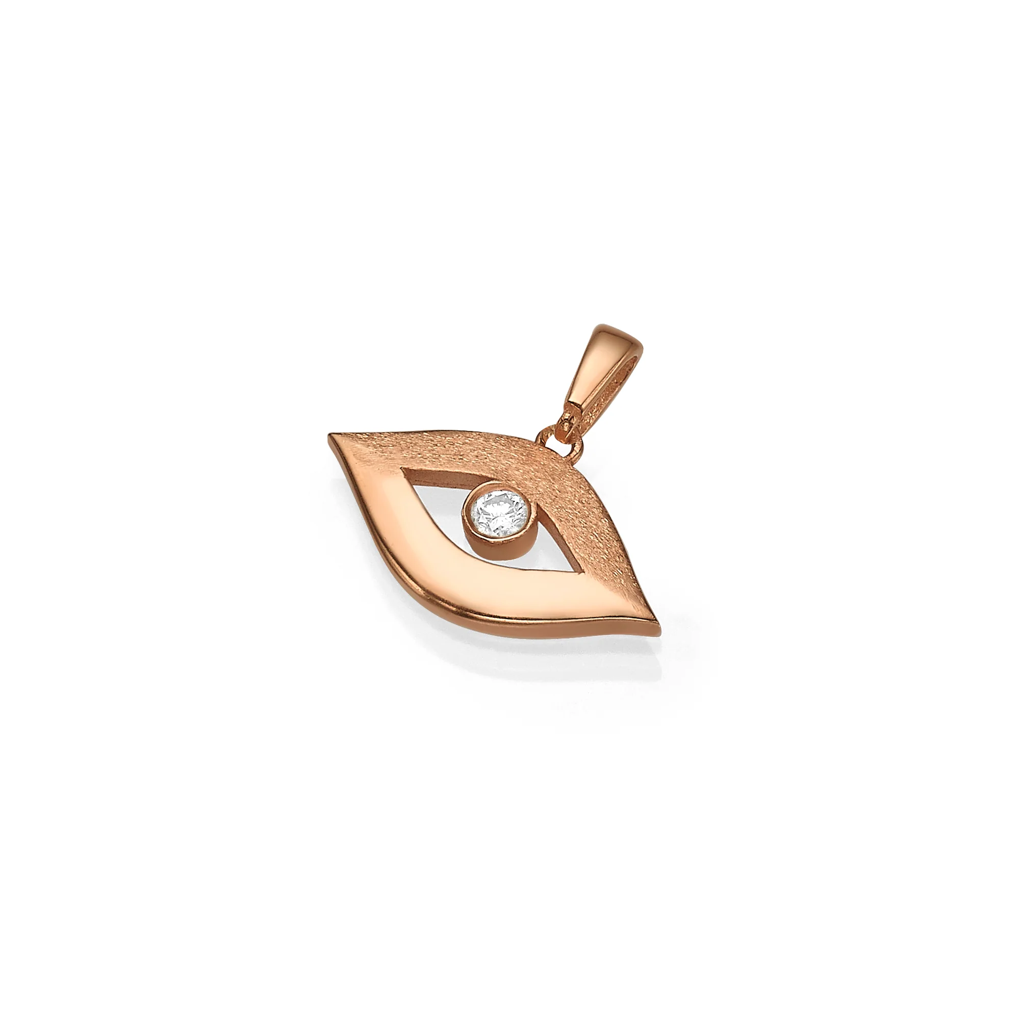 Evil Eye Diamond Pendant in 14K Gold - Image 5