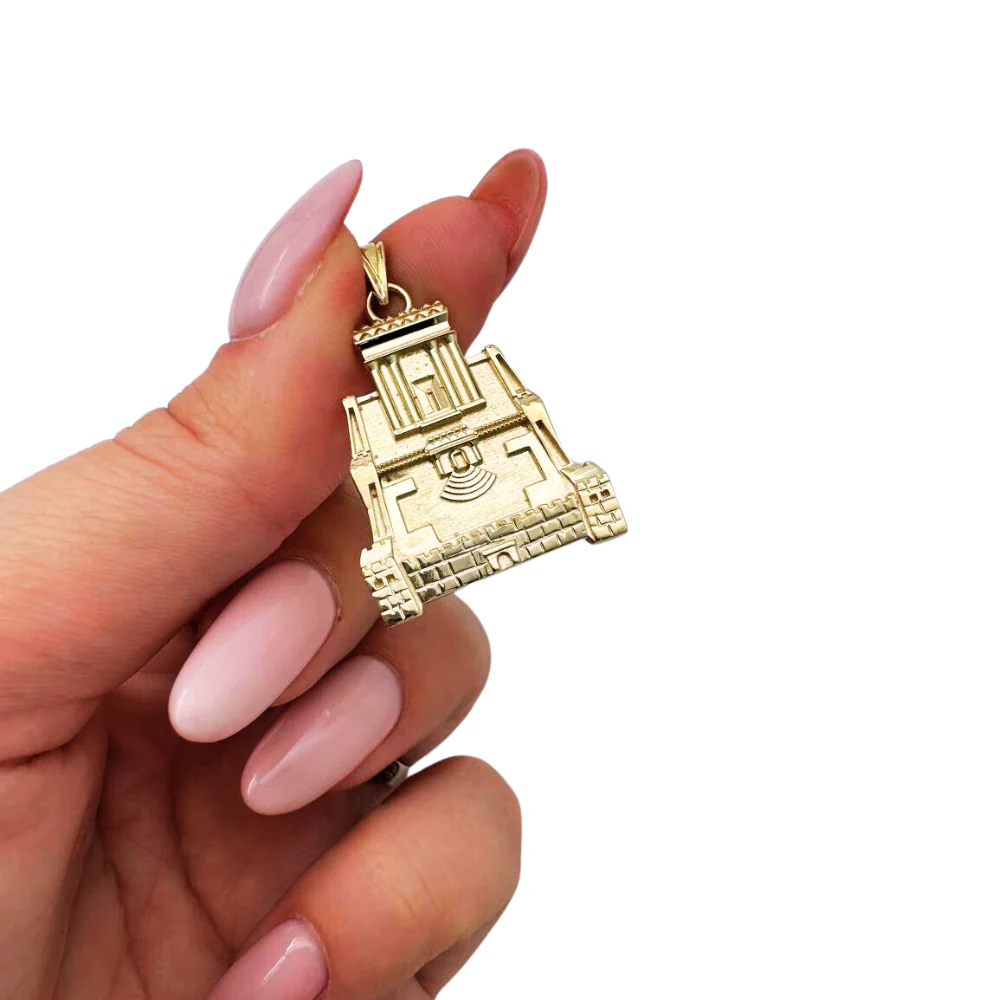 Holy Temple Necklace in 14K Gold - Image 2