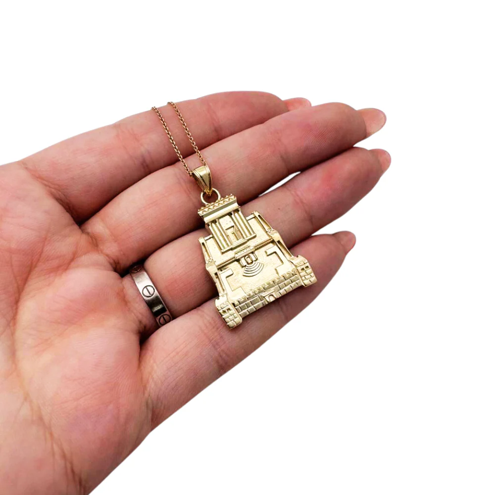 Holy Temple Necklace in 14K Gold - Image 3