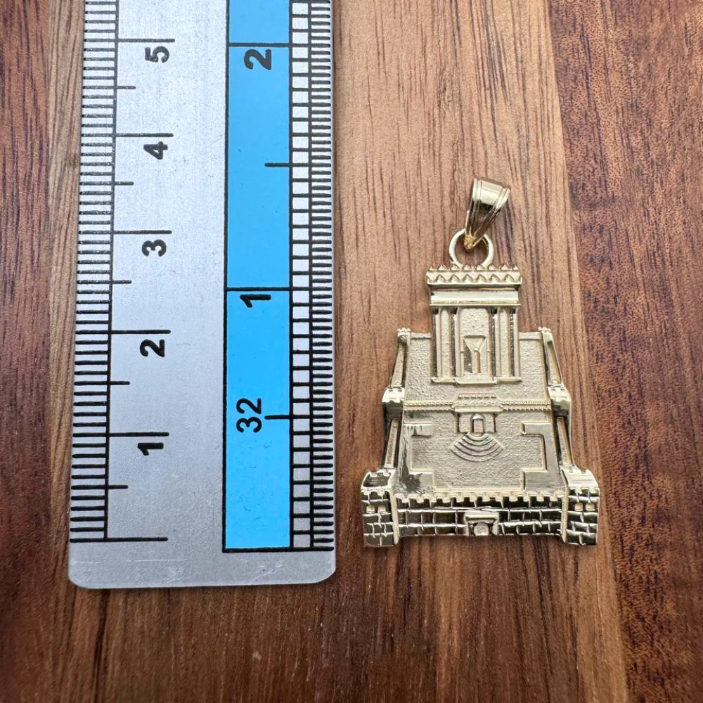 Holy Temple Necklace in 14K Gold - Image 4