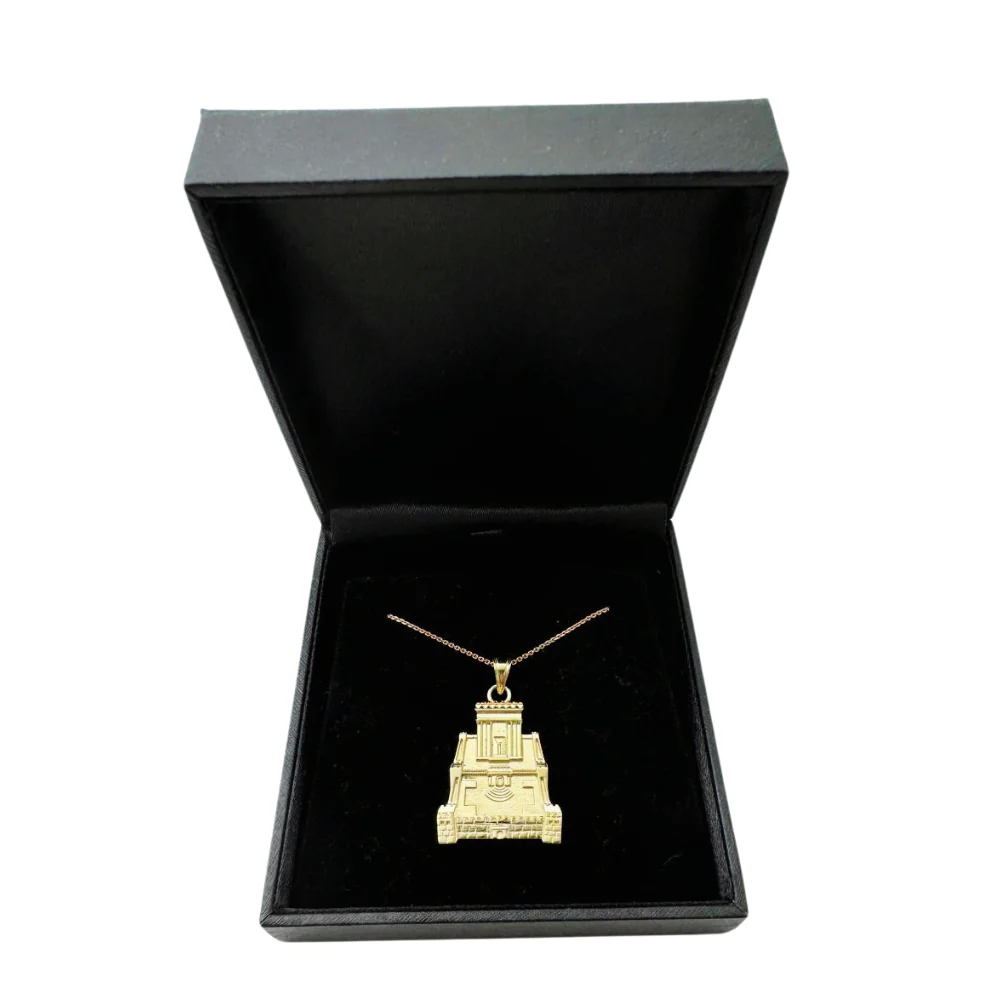 Holy Temple Necklace in 14K Gold - Image 9
