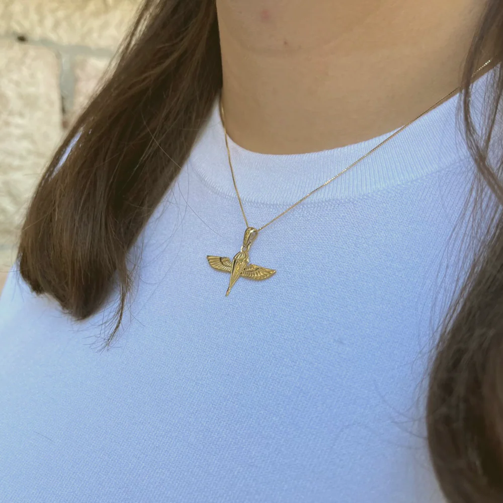 Israel Army Pendant 14k Yellow Gold - Image 7