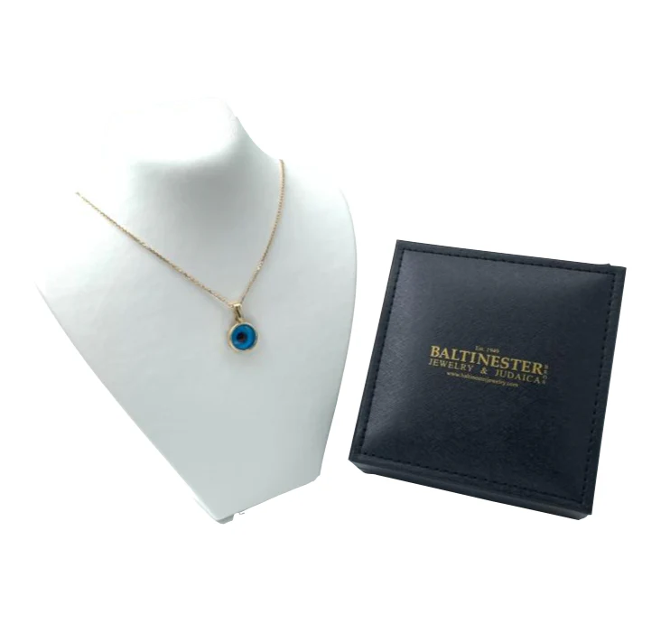 Protection Charm - Crystal Blue Evil Eye in 14k Gold - Image 6