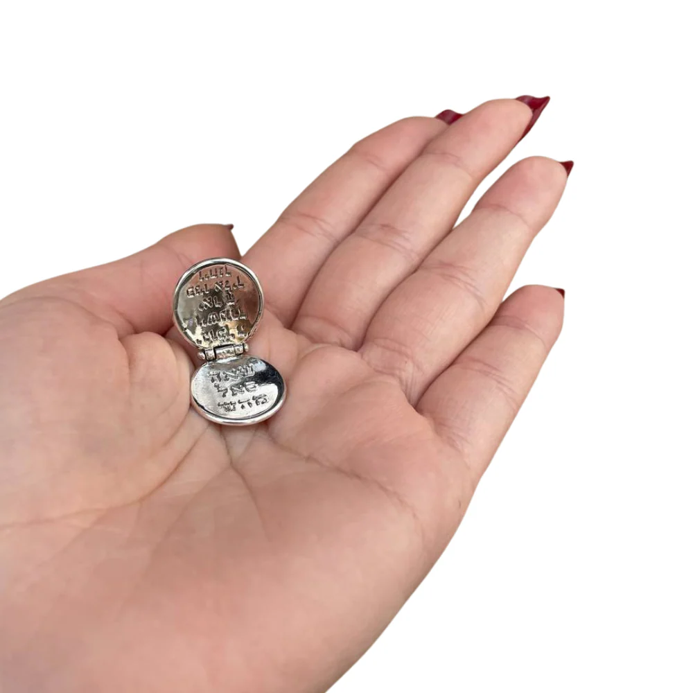 Silver Ben Porat Chrysoberyl Stone Pendant - Image 6
