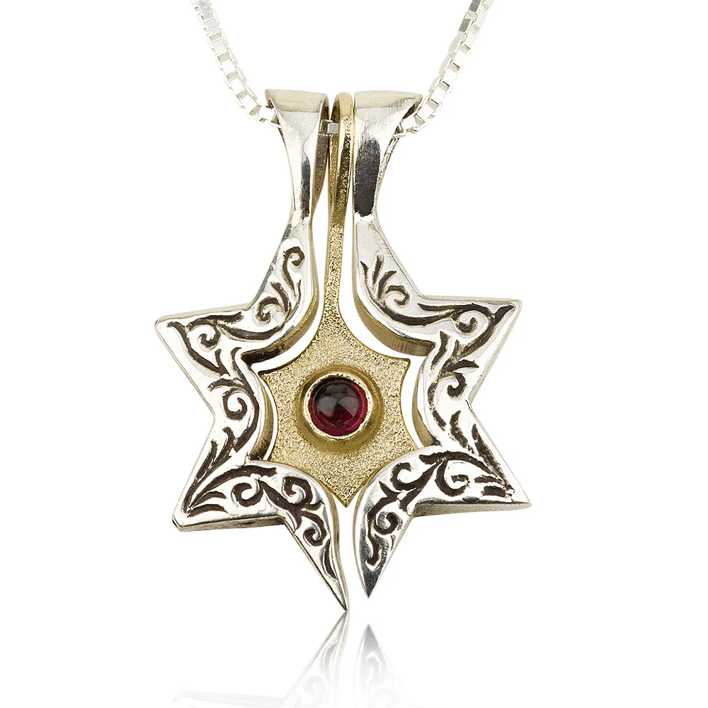 Three-Piece Star of David and Jonathan Pendant - Image 4