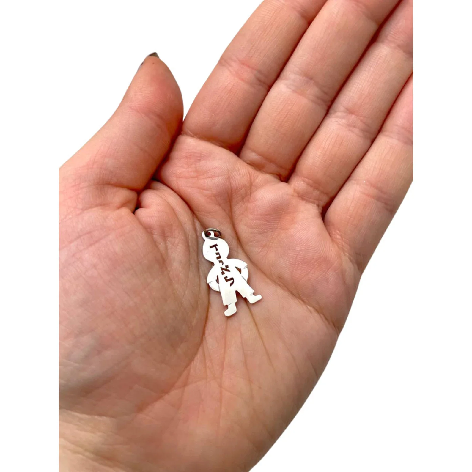 Little Boy Name Pendant Sterling Silver - Image 5
