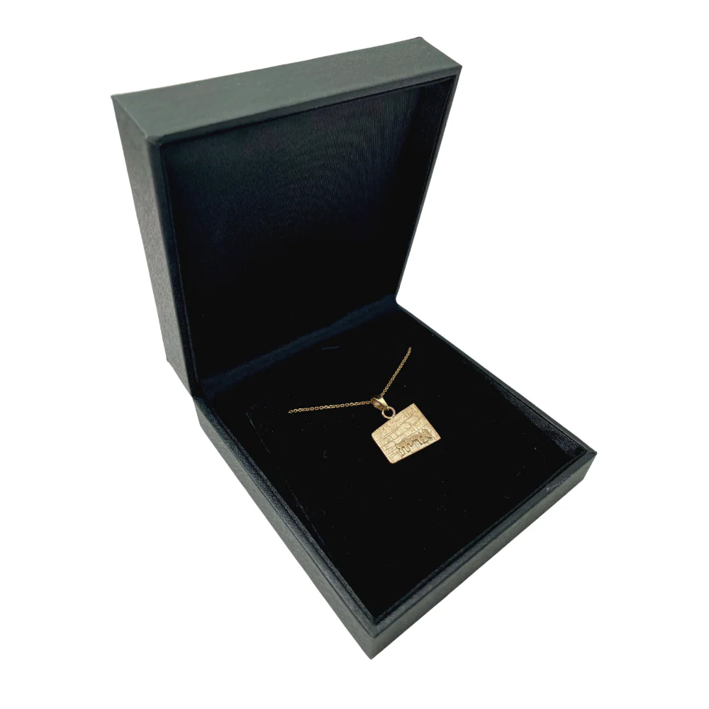 14k Gold 3D Kotel Name Pendant - Image 3