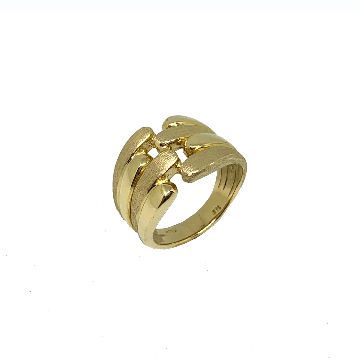 Gold Israeli Ring - 14k Gold Sabra Ring