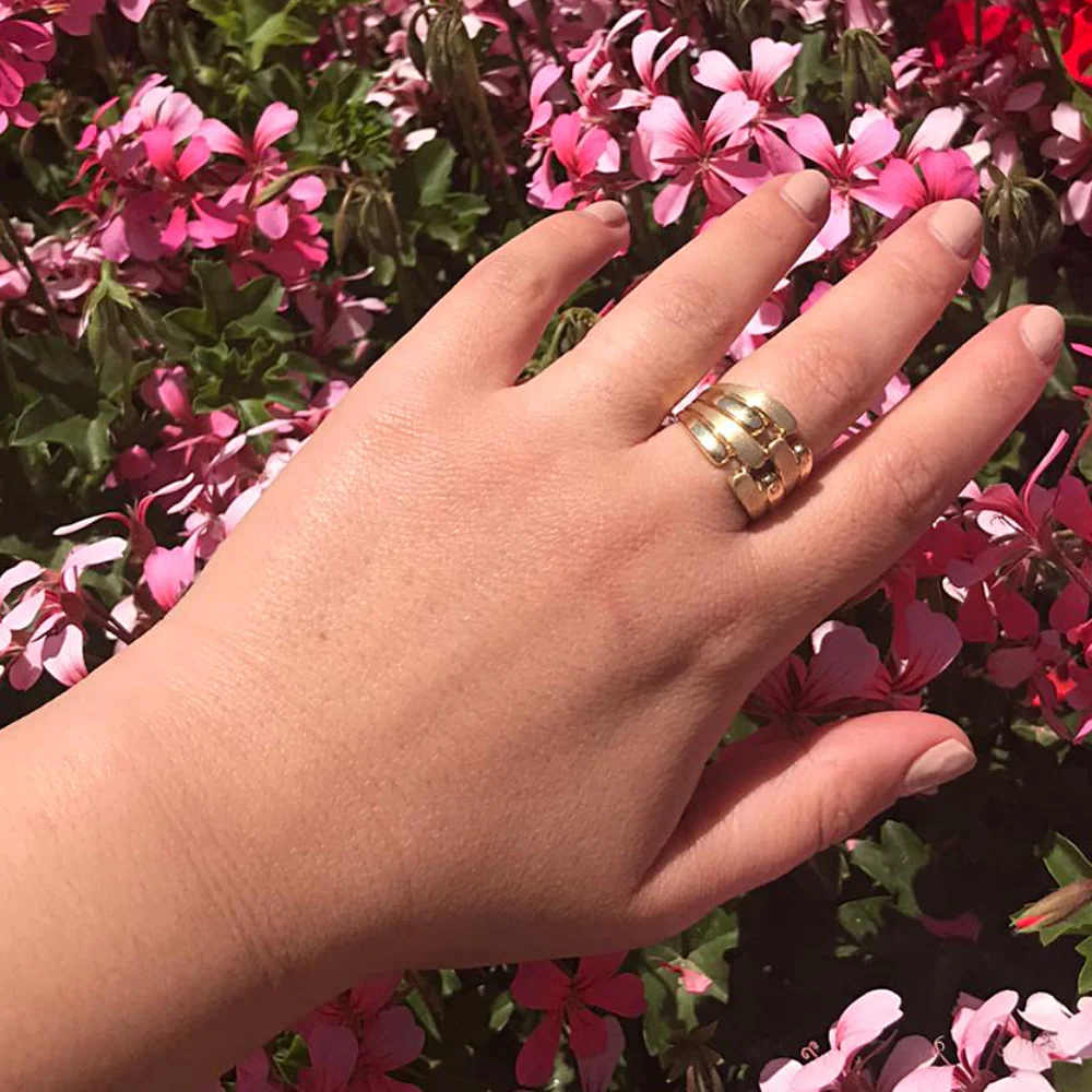 Gold Israeli Ring - 14k Gold Sabra Ring - Image 7