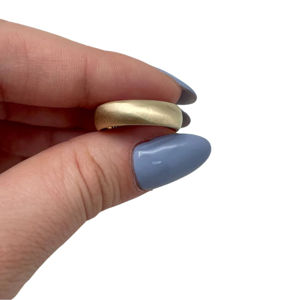Wedding Ring 14K Gold Comfort Fit - Image 2